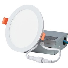 12 Pack 6 Inch 5CCT LED Recessed Ceiling Light with Junction Box 2700K-5000K