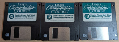 Links 386 Castle Pines Golf Club Championship Course Dos 1994 Diskette GETESTET