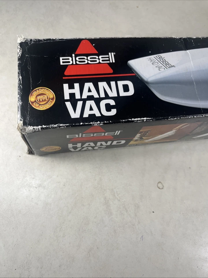 Brand New Vintage 1993 Bissell Hand Vac 120V Model 3035 Sealed Box White Retro - Image 3 of 4