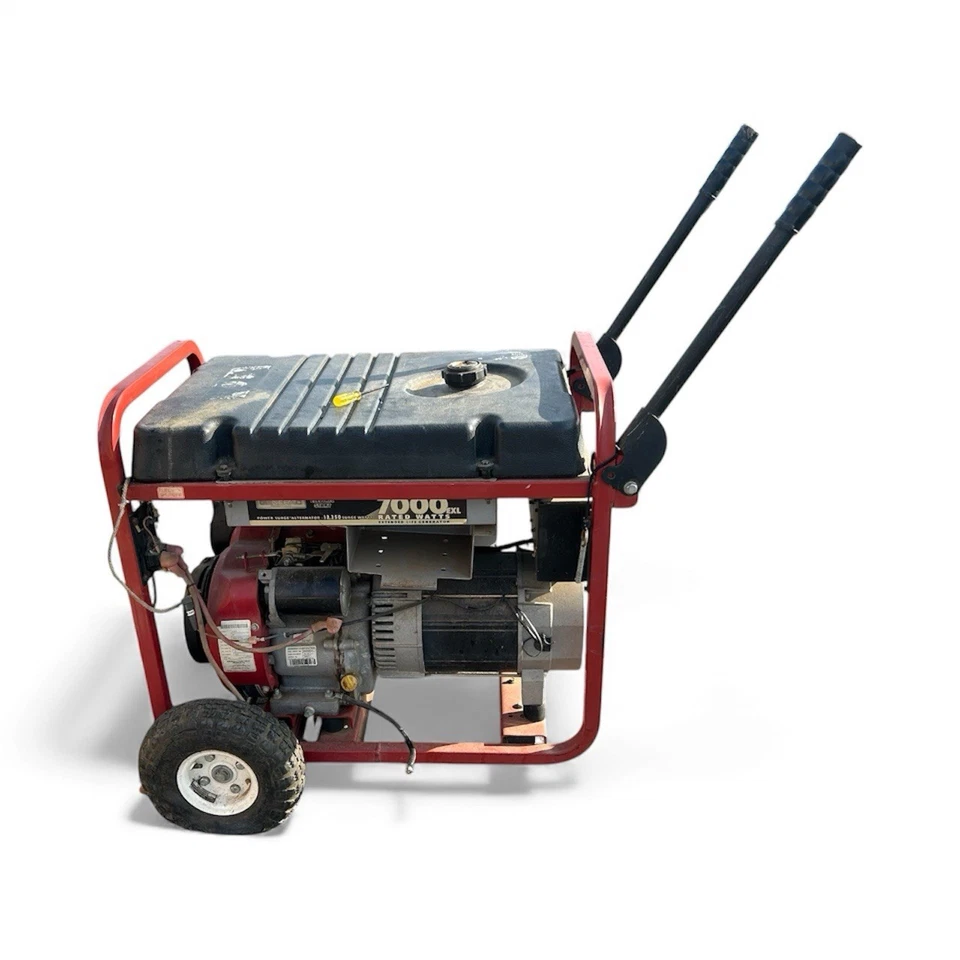 Generador de CA portátil Generac 7000 EXL 7000 vatios arranque eléctrico Foto 3 de 4