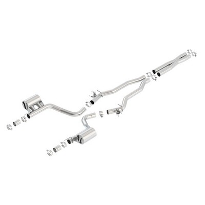 Borla 140669 ATAK Cat Back Exhaust for 2015-23 Dodge Charger SRT Hellcat 6.2L V8