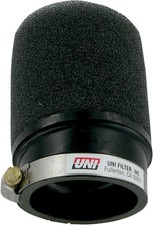 Uni Universal Clamp-On Snowmobile Pod Air Filter Angled 2-1/4" ID 4" L