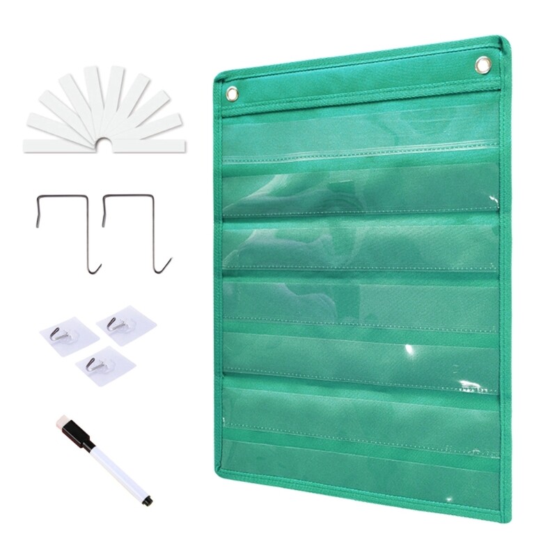 Classroom Pocket Charts Pocket Chart 7Layer Wall Hanging Chart eBay