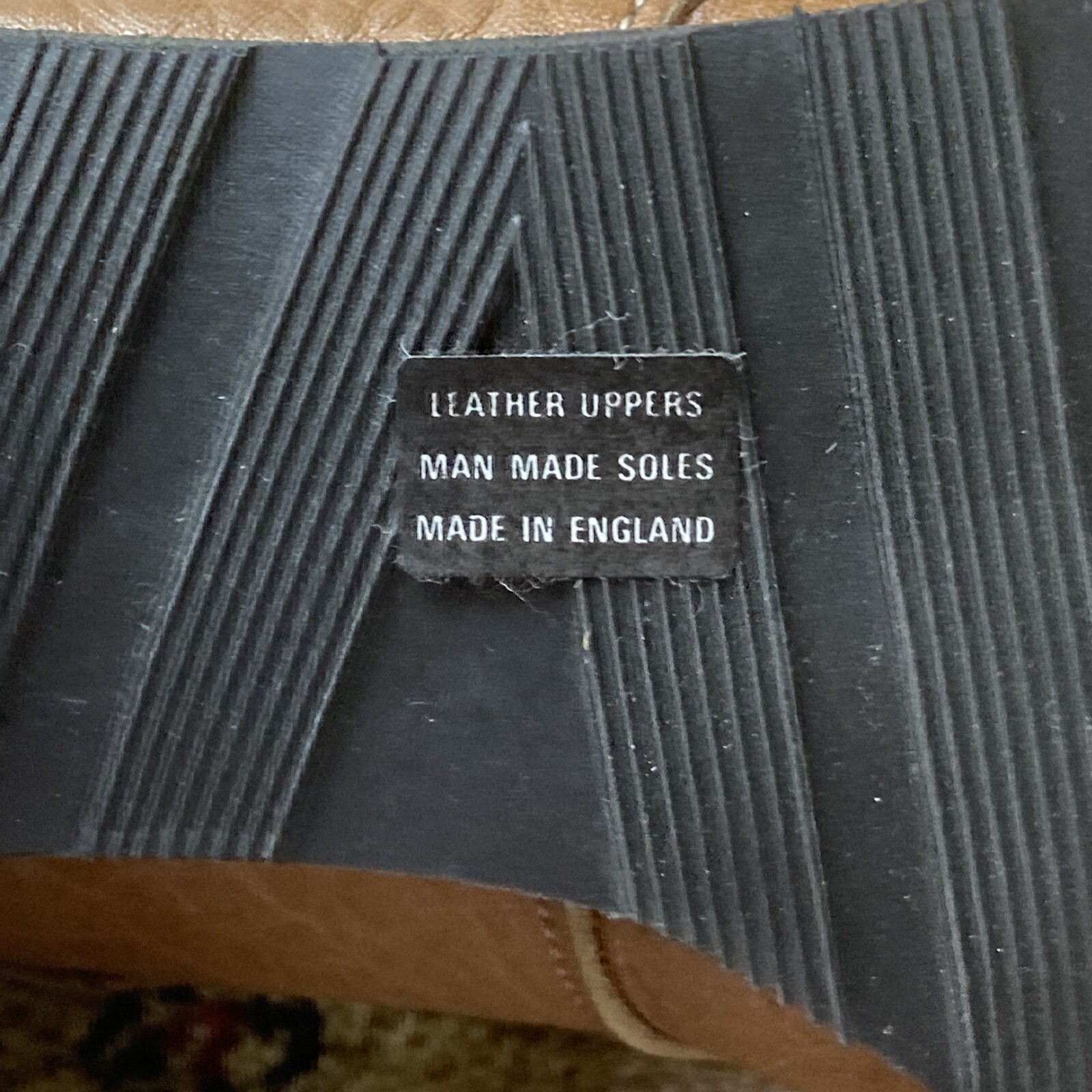 Fabulous Vintage Quality Taupe Leather Shoes K Skips "Spandrel", Boxed, 6 UK 9