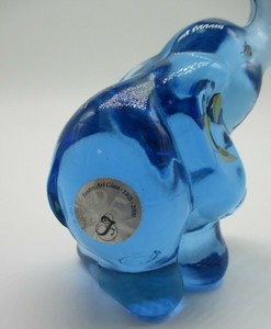 Extra 30 Off Outlet Styles Fenton Blue Glass Elephant Figurine Signed 95th Anniversary Flowers 70 Off Outlet Uk Www Sportseed In