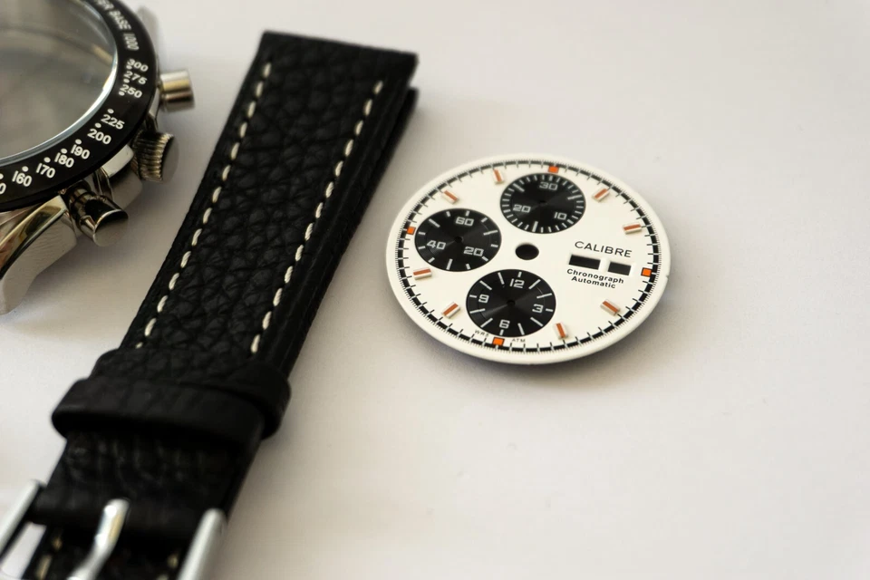 Cronógrafo ETA Valjoux 7750 Case kit de reloj / kit de reloj / kit de construcción DIY caja de reloj - Imagen 3 de 4