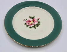 Vintage Century Service Corp. Semi Vitreous Dinnerware Empire Green Plate