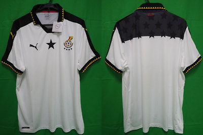 2016-2017 Ghana The Black Stars Jersey Shirt Home Puma FIFA