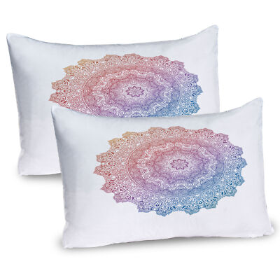 Blumenblatt-Far Eastern 2 Teiliges Kissenbezugs Set 40x80cm