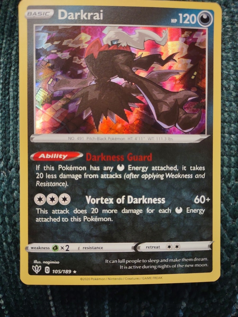 pokemon sword and shield darkness ablaze rarest card Rare Fossil (167/189) [Sword & Shield: Darkness Ablaze]  Pokemon Plug