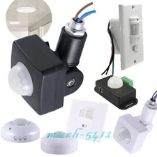 Occupancy & Vacancy PIR Infrared Sensor Light Switch Motion Detector Wall Switch
