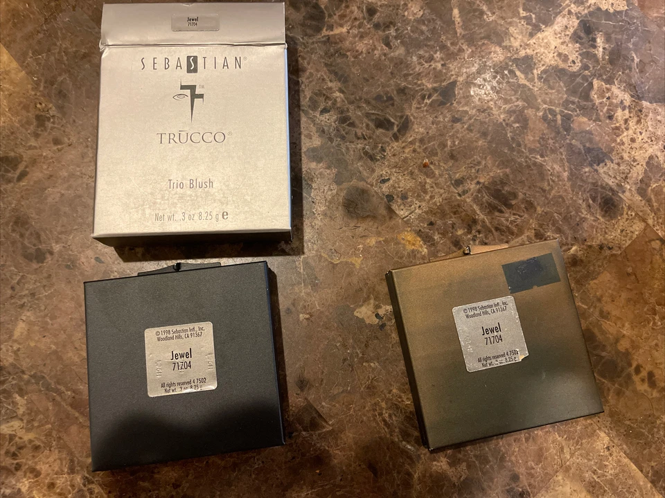 SEBASTIAN TRUCCO Trio Blush JEWEL. 71704. Set Of 2. RARE. See Description - Image 2 of 2