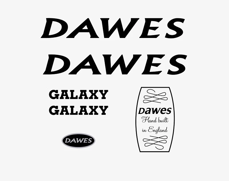 Dawes Galaxy Bicycle Decals Transfers Stickers n.9 eBay