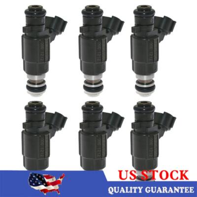 Set of 6 Fuel Injectors For 2001-2004 Nissan Pathfinder 3.5L V6 FBJC100 84212240