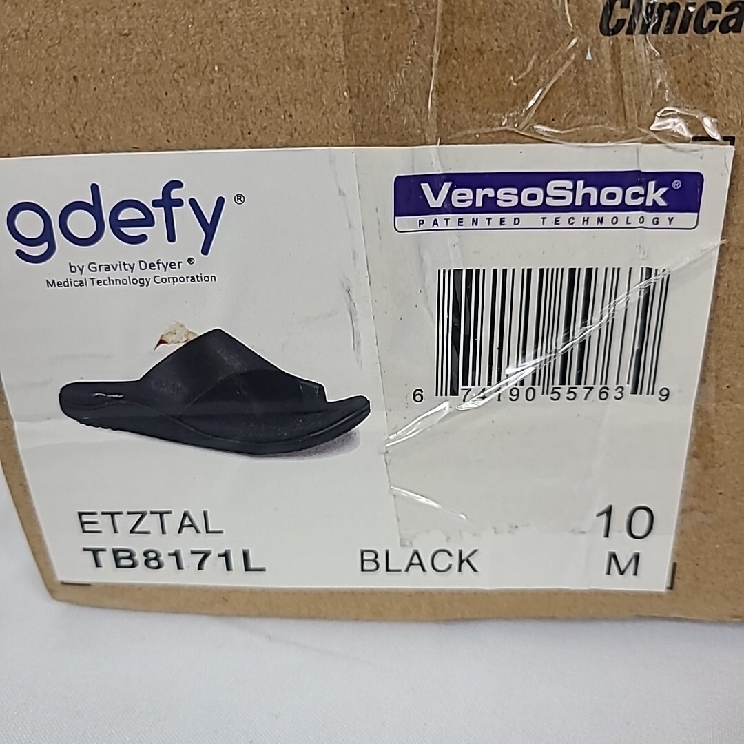 GDEFY BY GRAVITY DEFYER MEN\'S ETZTAL LEATHER SANDALS SIZE‎ 13 BLACK NEW GDEFY by GRAVITY DEFYER Men main image 3