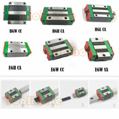 HIWIN Linear Rail Block Carriage Slider HGH20CA HGL20CA HGW25CC EGH25CA EGH25SA