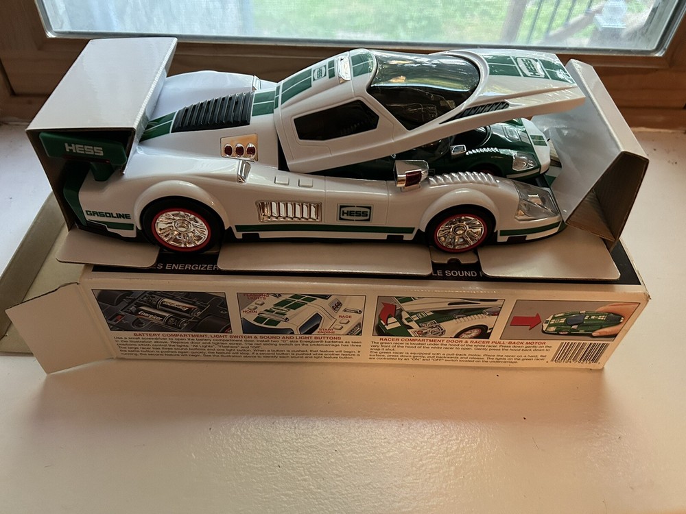 Hess Gas Toy Race Car And Racer Complete Set In Box 2009
