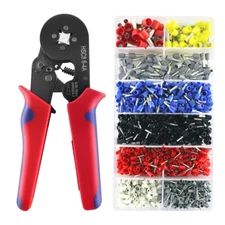 1200x Wire Terminal Crimp Connector Insulated Uninsulated Wire End Ferrules M25