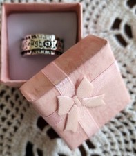 Inspirational I am enough Silver in Color Wide Band Size 8 Ring