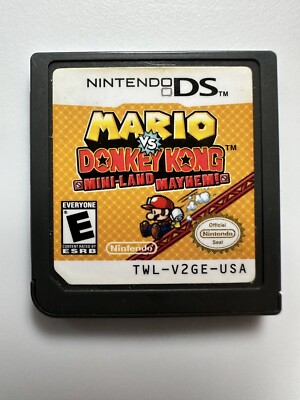 Mario vs. Donkey Kong: Mini-Land Mayhem (Nintendo DS, 2010)- Authentic