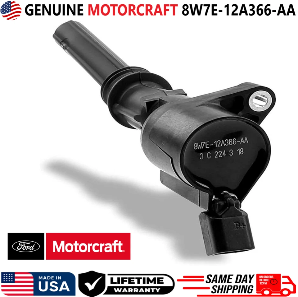 Ignition Coils For 1997-2011 Ford Lincoln Mercury, 8W7E-12A366-AA, OEM GENUINE - Image 3 of 4