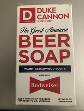 Duke Cannon Great American Beer Soap for Men Budweiser 10 oz