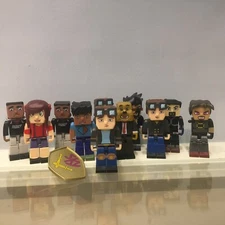 Jazwares Tube Heroes- The Diamond Minecart Hero Action Figure Misc Lot Set 14 PC