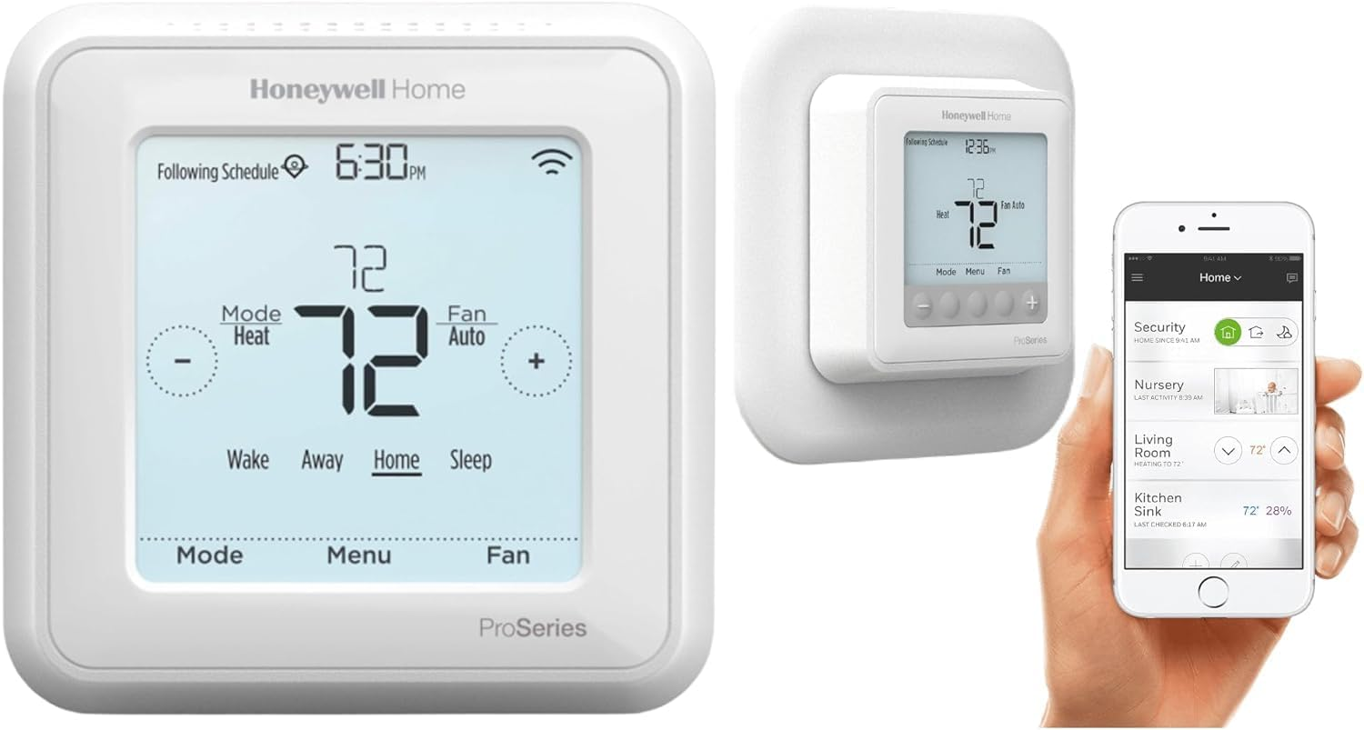 TH6320WF2003 T6 Pro Smart Thermostat Programmable with up to 3 Heat/2 Cool Heat