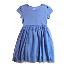 Wonder Nation Girls Blue Short Sleeve Tutu Dress XL 14-16 NEW