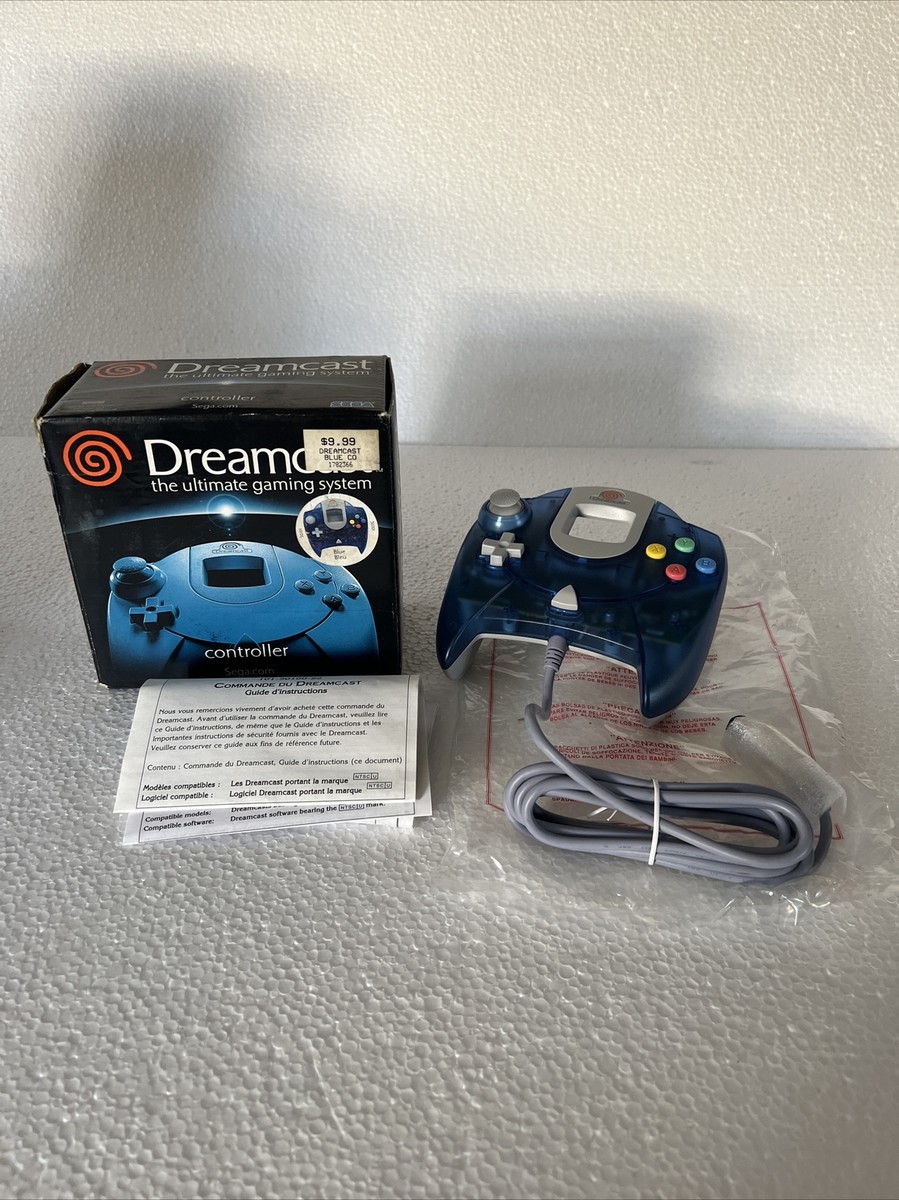 Sega Dreamcast Controller Blue Official Original Authentic