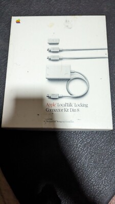Macデスクトップ Apple LocalTalk Locking ConnectorKitDIN8 Apple Macintosh LocalTalk Connector Kit Din 8 M2068 Box NOS