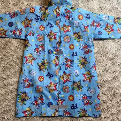 Paw Patrol Polyester Regenmantel Skater Nickelodeon Reflektoren Taschen Kapuze - Bild 8 von 11