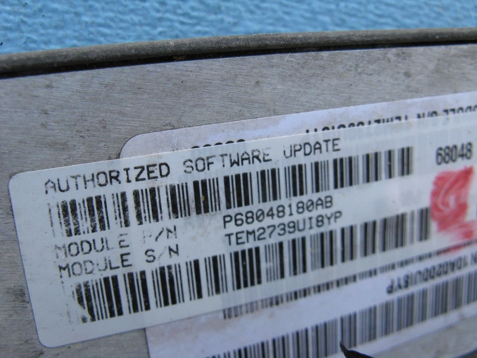 10 2010 Dodge Dakota 3.7 motor módulo de control ecu ecm pcu pcm p68048180ab Foto 3 de 4