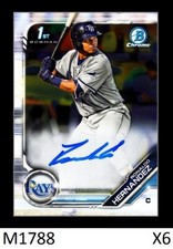 1-2019 BOWMAN CHROME PROSPECTS AUTO RONALDO HERNANDEZ RED SOX QTY