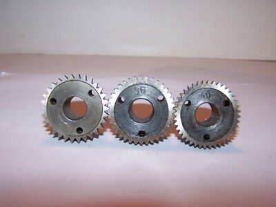 Unimat Index plates #1263, Set of 3, (30, 36, 40) fits #1260 Indexer, #P502