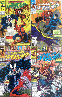 AMAZING SPIDER-MAN. NUMBER'S 331-332 349 362 (4 ISSUE HIGH GRADE 1990-1992 LOT).