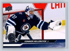 2023-24 Upper Deck Series 2 #448 Connor Hellebuyck Winnipeg Jets Hockey Card A