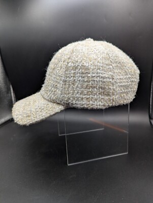EUGENIA KIM Lo Sequin Tweed Baseball Cap Ivory Gold | eBay display picture 2