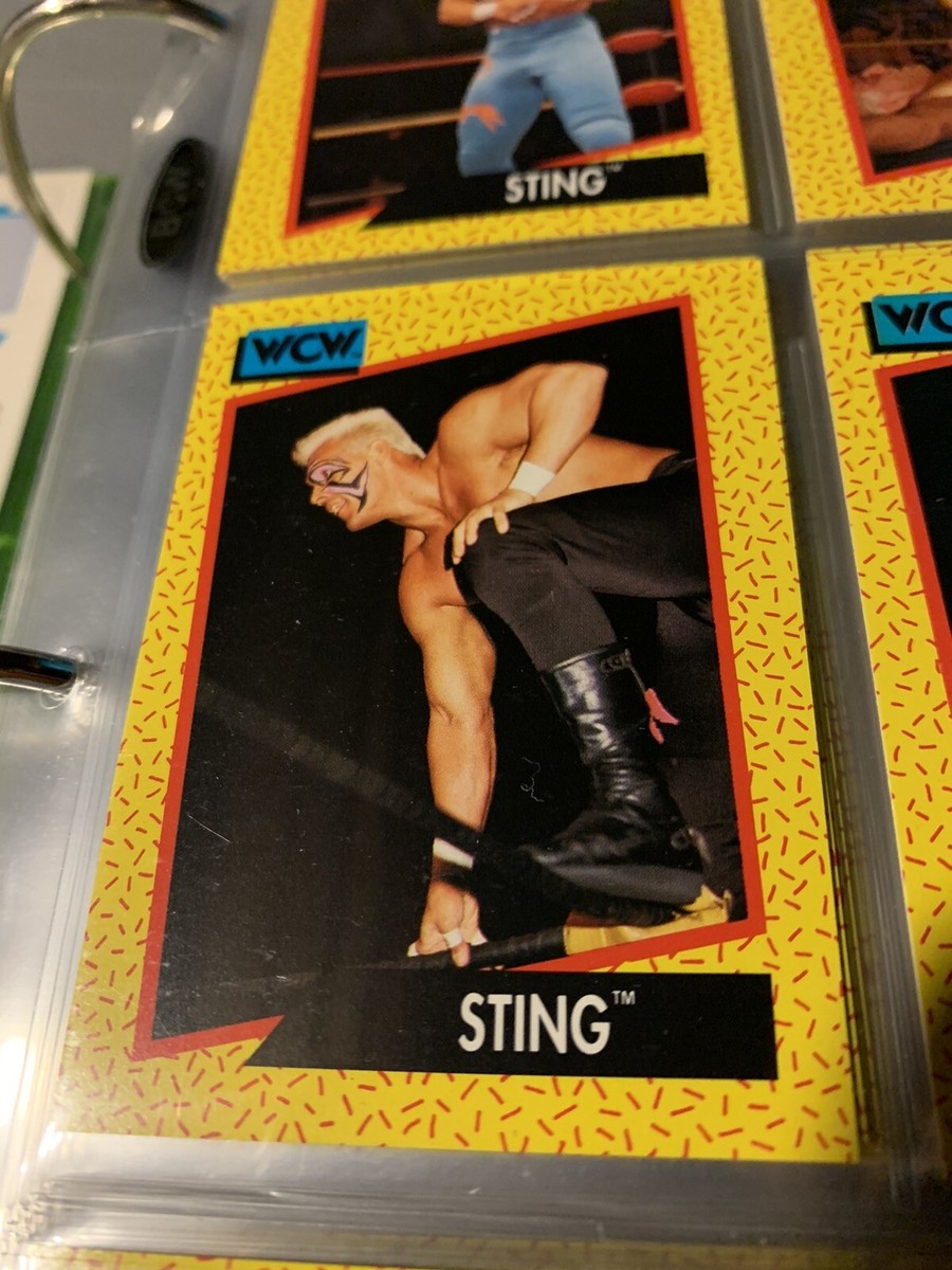 Lot of 6 Sting WCW wrestling cards | eBay