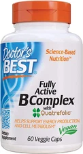 Doctor's Best Fully Active B Complex Supports Energy Nervous System Optimal Heal