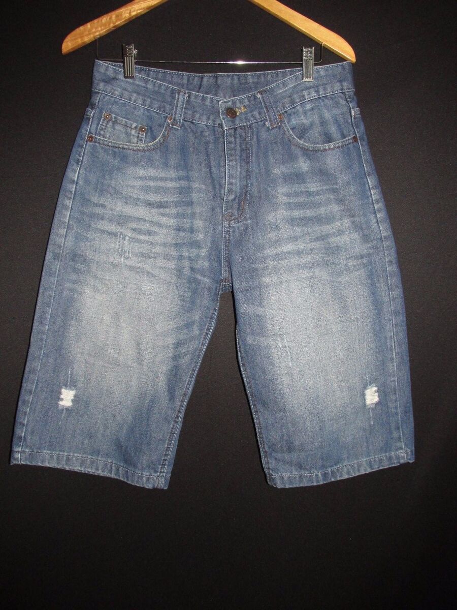 Levis Blue Denim Shorts Distressed Look Men's 30-32 B3h | eBay Levis Blue Denim Shorts Distressed Look Men's 30-32 B3h | eBay