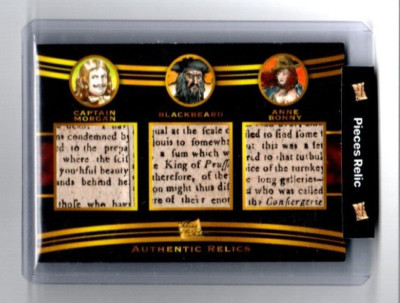 2022 Super Prod Pieces / Past Triple Relic BLACKBEARD / CPT MORGAN / BONNY #TR-3