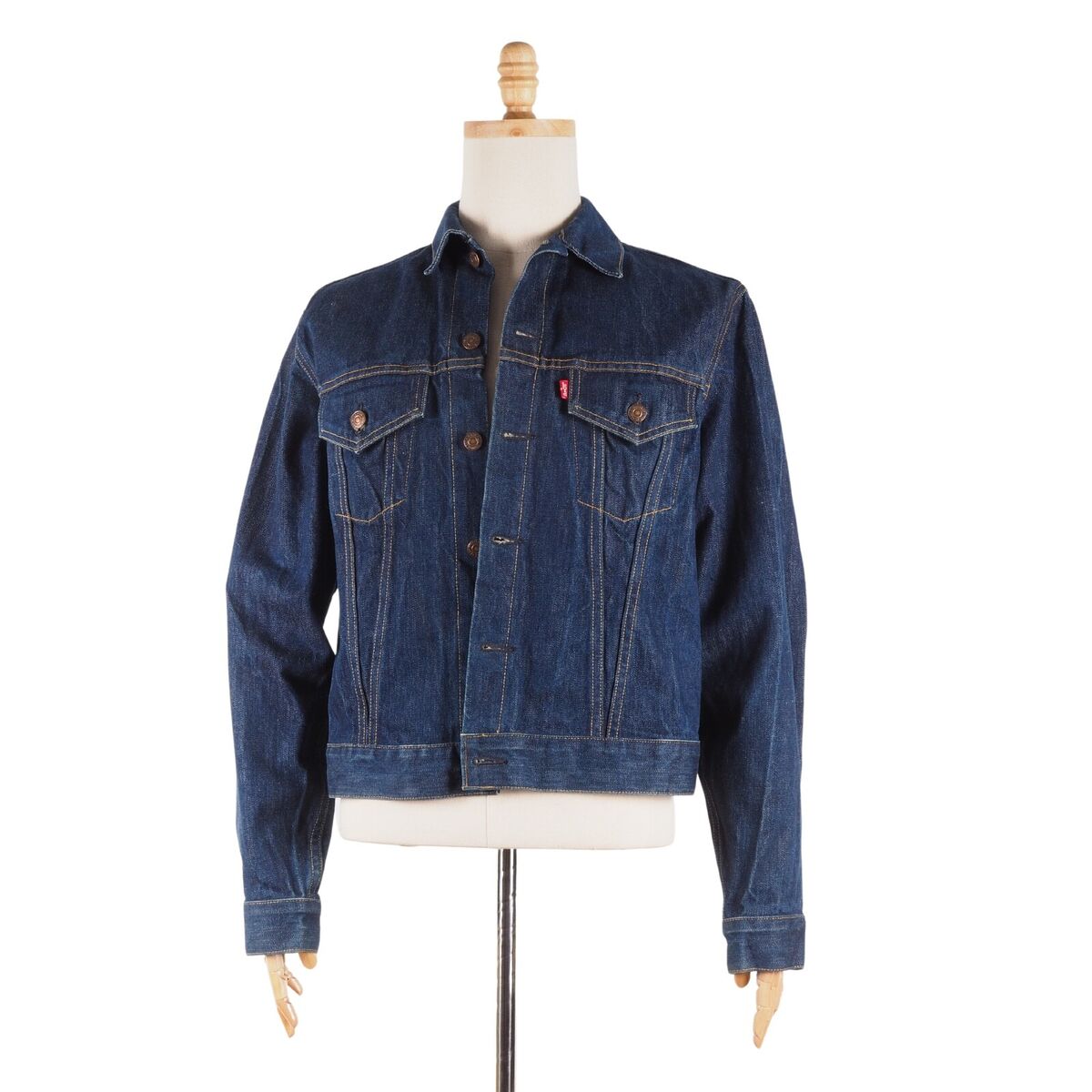 Levis Big E Men's Vintage Lot 557 XX Denim Jacket made in Levis Big E Men's Vintage Lot 557 XX Denim Jacket made in