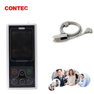 Portable Capnograph mainstrem CO2 Adapter Respiratory Gas Patient Monitor SpO2