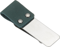 Stiftschlaufe Mit Edelstahl Buchclip, 1 Stk Leder Pen Holder