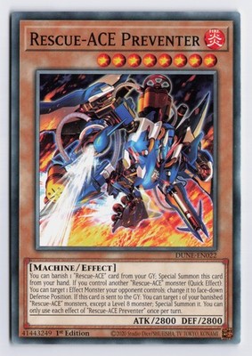 Rescue-ACE Preventer - DUNE #DUNE-EN022 Duelist Nexus Common 1st Edition NM