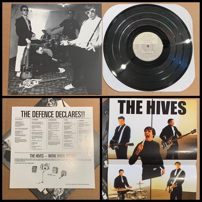 THE HIVES aka I-D-I-O-T EP 12  Black Vinyl First U.S. Pressing w/ Promo Poster