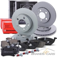 ZIMMERMANN BREMSSCHEIBEN + BELÄGE VORNE+HINTEN FÜR AUDI A1 SPORTBACK 8X AB 10-