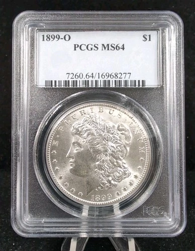 1899 O Morgan Silver Dollar $1 PCGS MS64 #7242