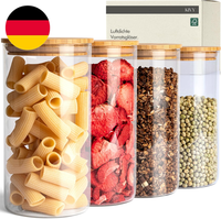 Kivy VorratsgläSer Mit Deckel Luftdicht [4X 1200Ml] - Vorratsdosen Glas Mit Deck